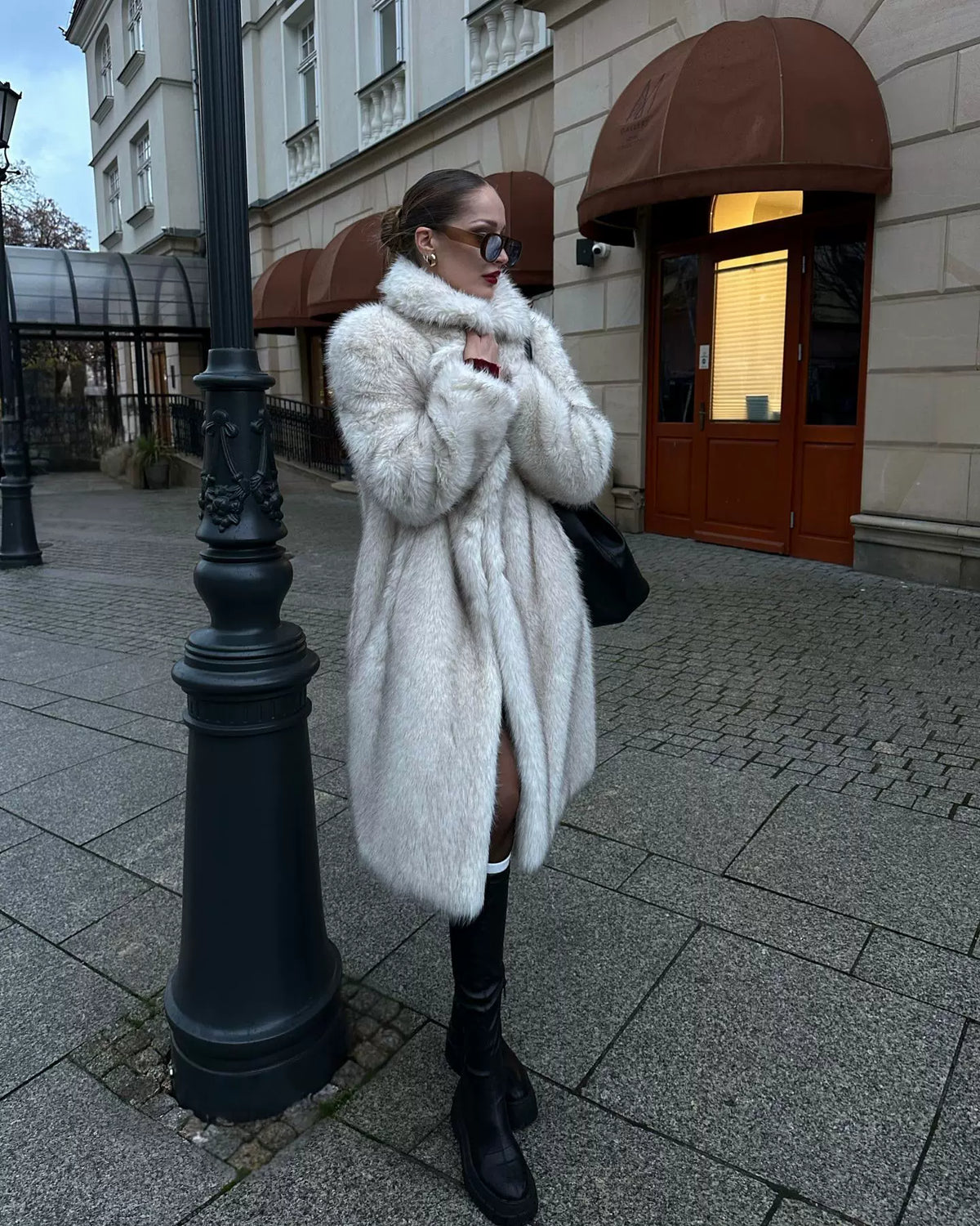 LaPose - Kenslee Luxe Long Faux Fur Coat