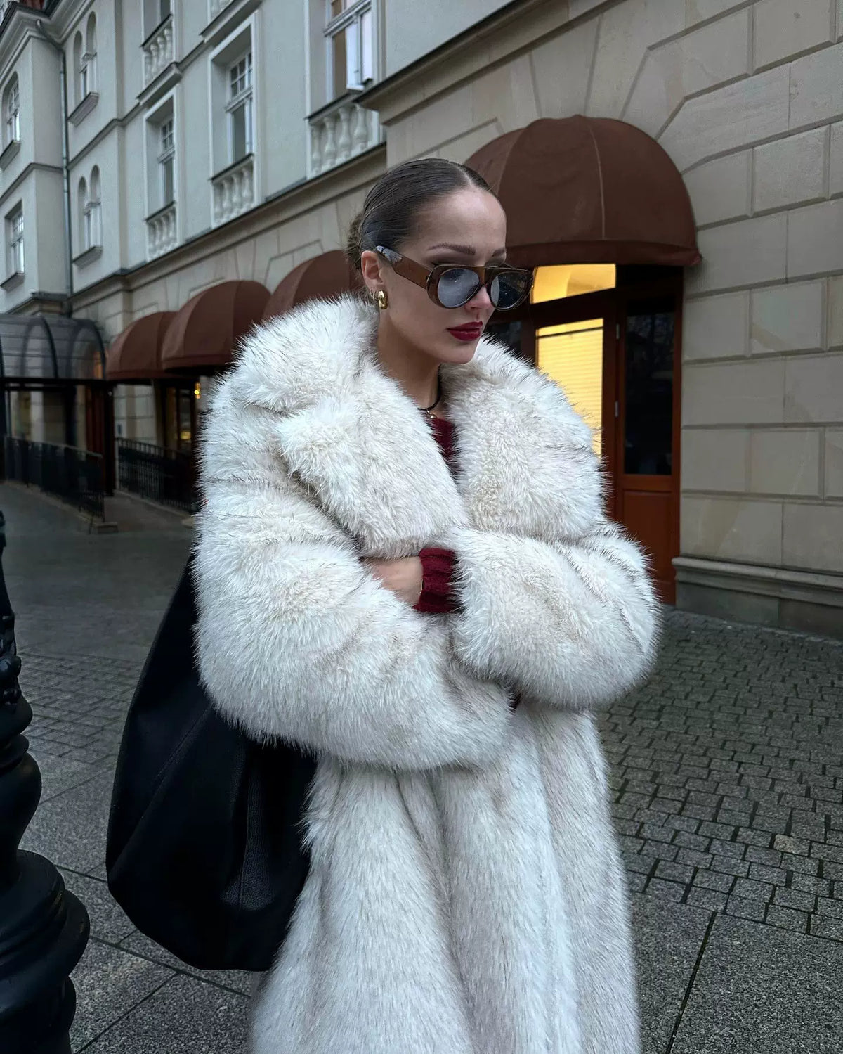LaPose - Kenslee Luxe Long Faux Fur Coat