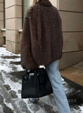 Kensley Faux Fur Teddy Jacket [LOAKFDME]