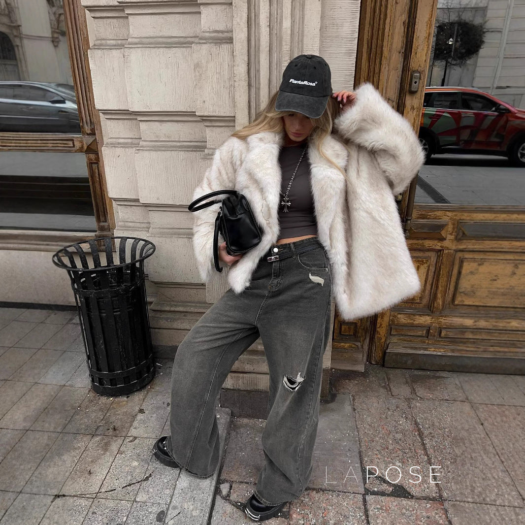 Kensley Faux Fur Teddy Jacket [X36LI5AU]