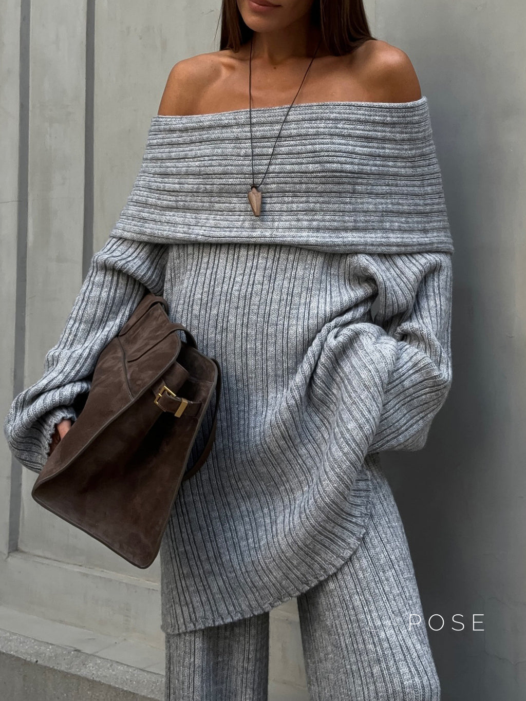 Kensli Knit Wide-Leg Pant Set [S17KPWUK]