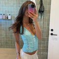 Kenzlie Lace Trim Crop Top [5GG415QX]