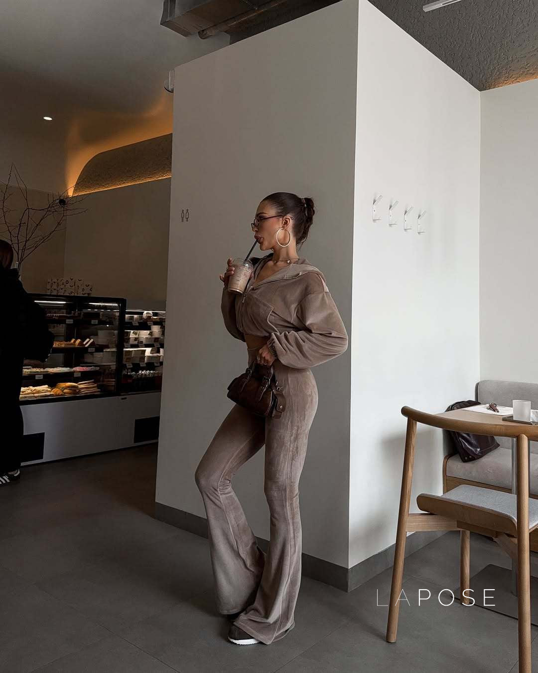 Keren Khaki Flared Pant Set [ATS2MABI]