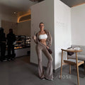 Keren Khaki Flared Pant Set [LWJC43TV]