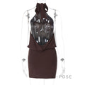 Keya Backless Halter Dress [JUQOBVYP]