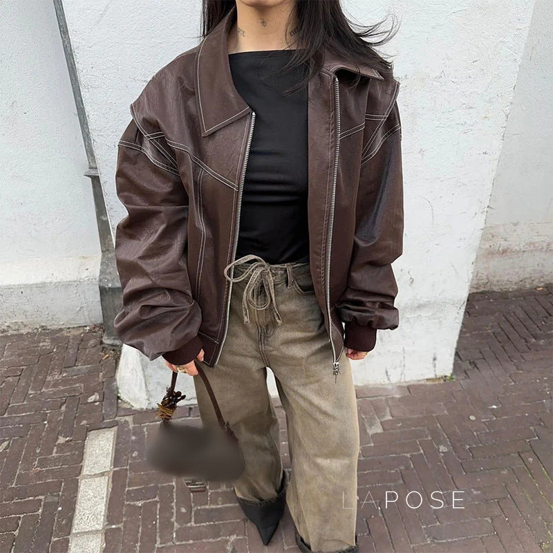 Keyli Vintage Biker Jacket [DN7AH6PI]