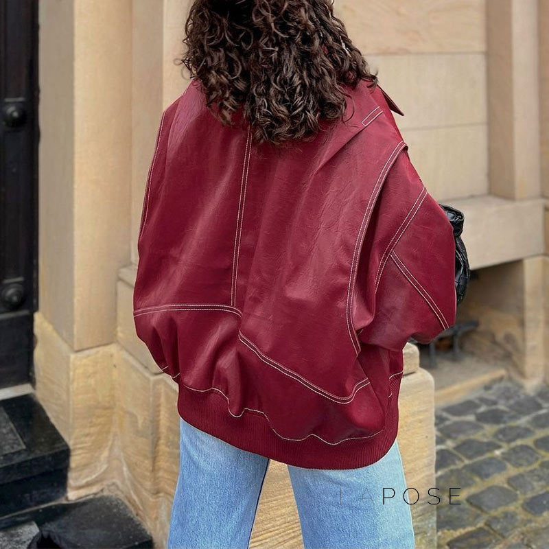 Keyli Vintage Biker Jacket [L5WQ7D4M]