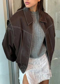 Keyli Vintage Biker Jacket [1RSF8MB3]