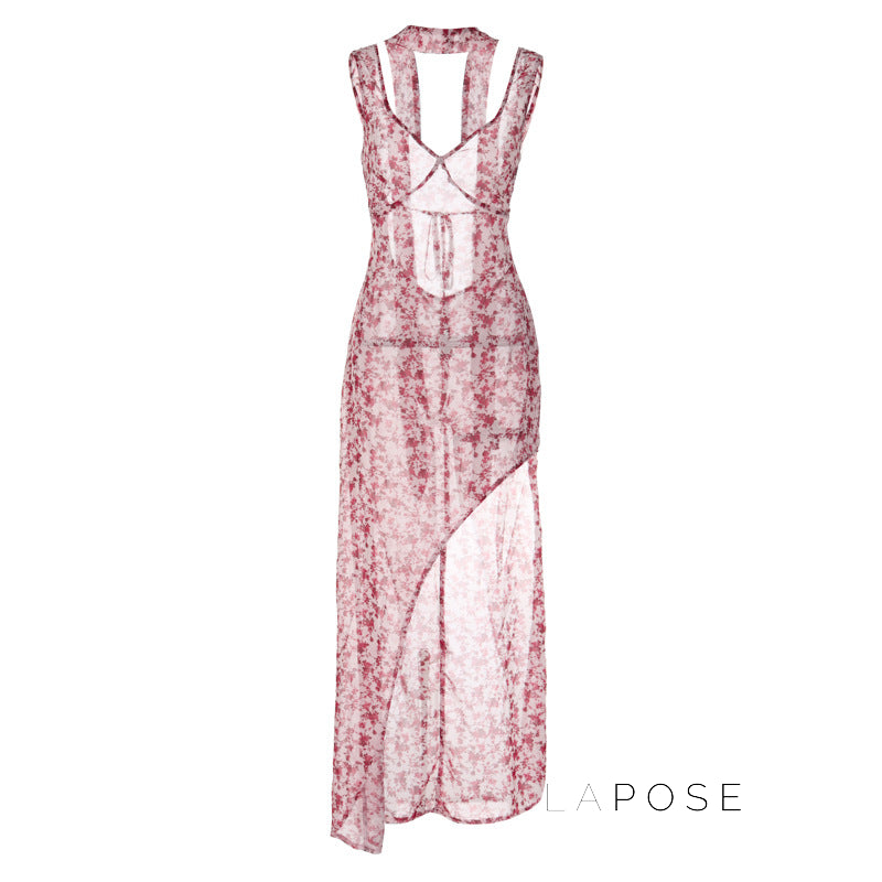Khalia Backless Floral Maxi Dress [L8NGLX6U]