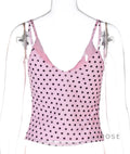 Khalia Polka Dot Camisole Top [7AQUX25H]