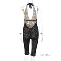 Khaliah Lace Halter Jumpsuit [VOIN6IE8]