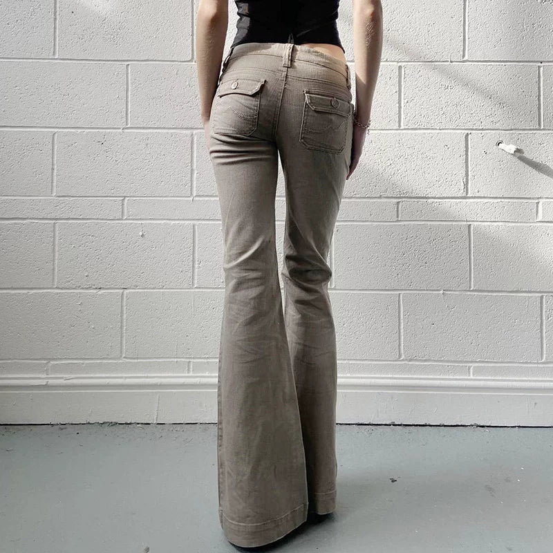 LaPose - Khaliah Low Rise Flare Jeans