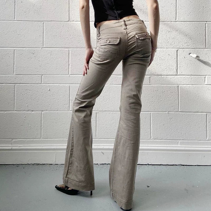 LaPose - Khaliah Low Rise Flare Jeans