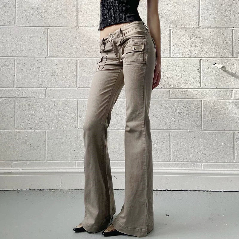 LaPose - Khaliah Low Rise Flare Jeans
