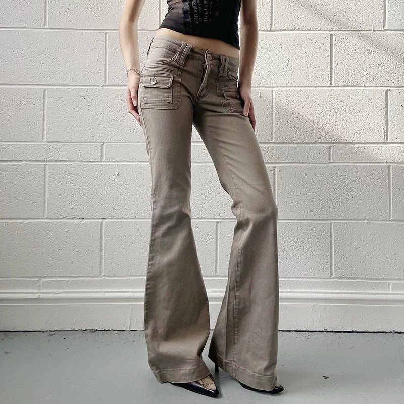 LaPose - Khaliah Low Rise Flare Jeans