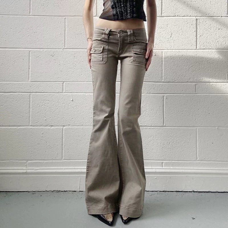 LaPose - Khaliah Low Rise Flare Jeans