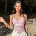 LaPose - Khelani Lace Leopard Print Cami