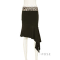Khelani Leopard Asymmetric Skirt Set [AYSVIAU0]