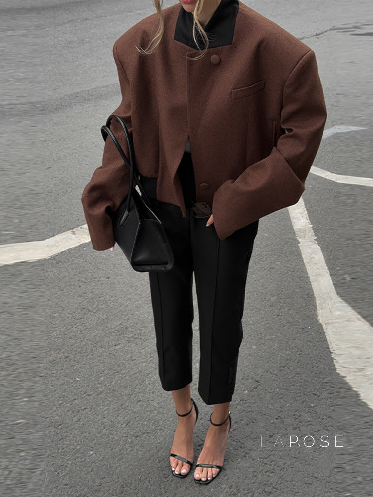 Khloe Retro Crop Jacket [FTMZCL35]