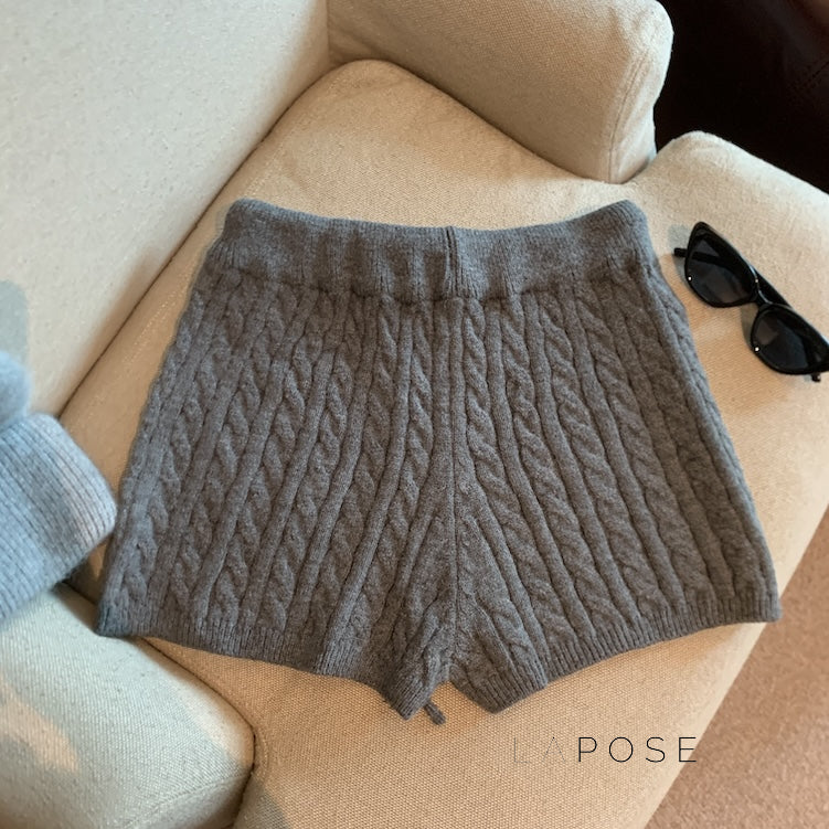 Khyla Cozy Wide-Leg Shorts [CYIH3XX2]
