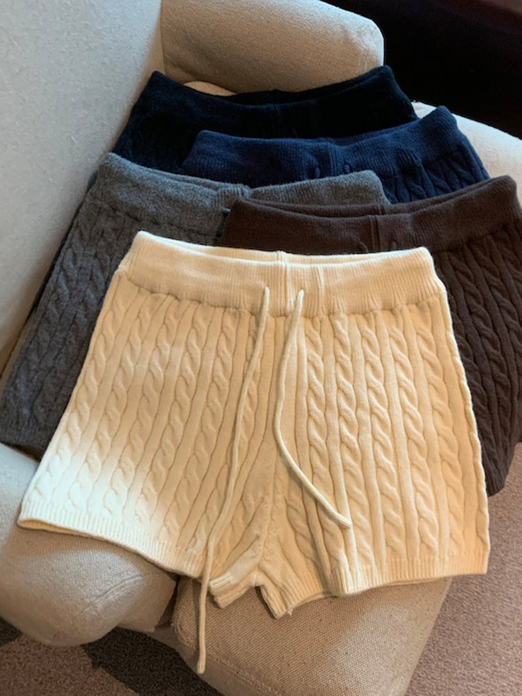 Khyla Cozy Wide-Leg Shorts [Q6Q5NT0P]