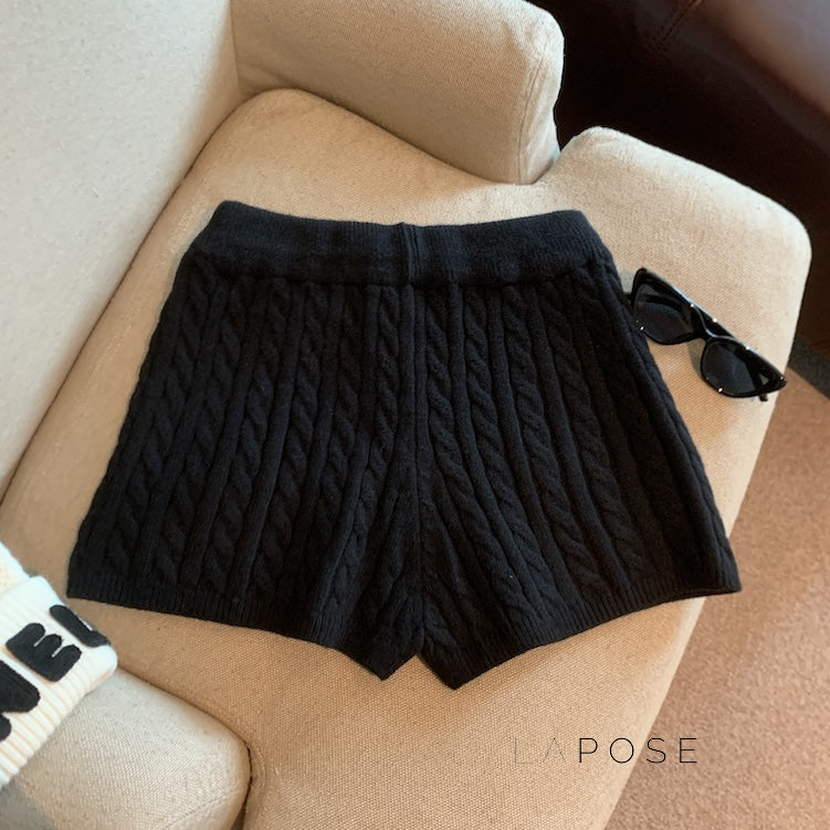 Khyla Cozy Wide-Leg Shorts [2NVPI13V]