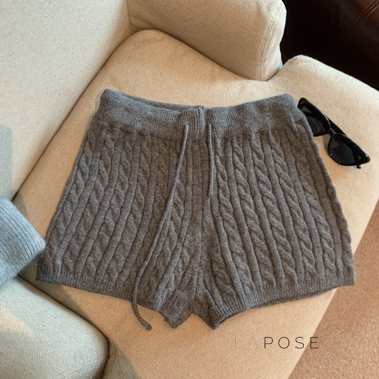 Khyla Cozy Wide-Leg Shorts [61GLAZ5W]