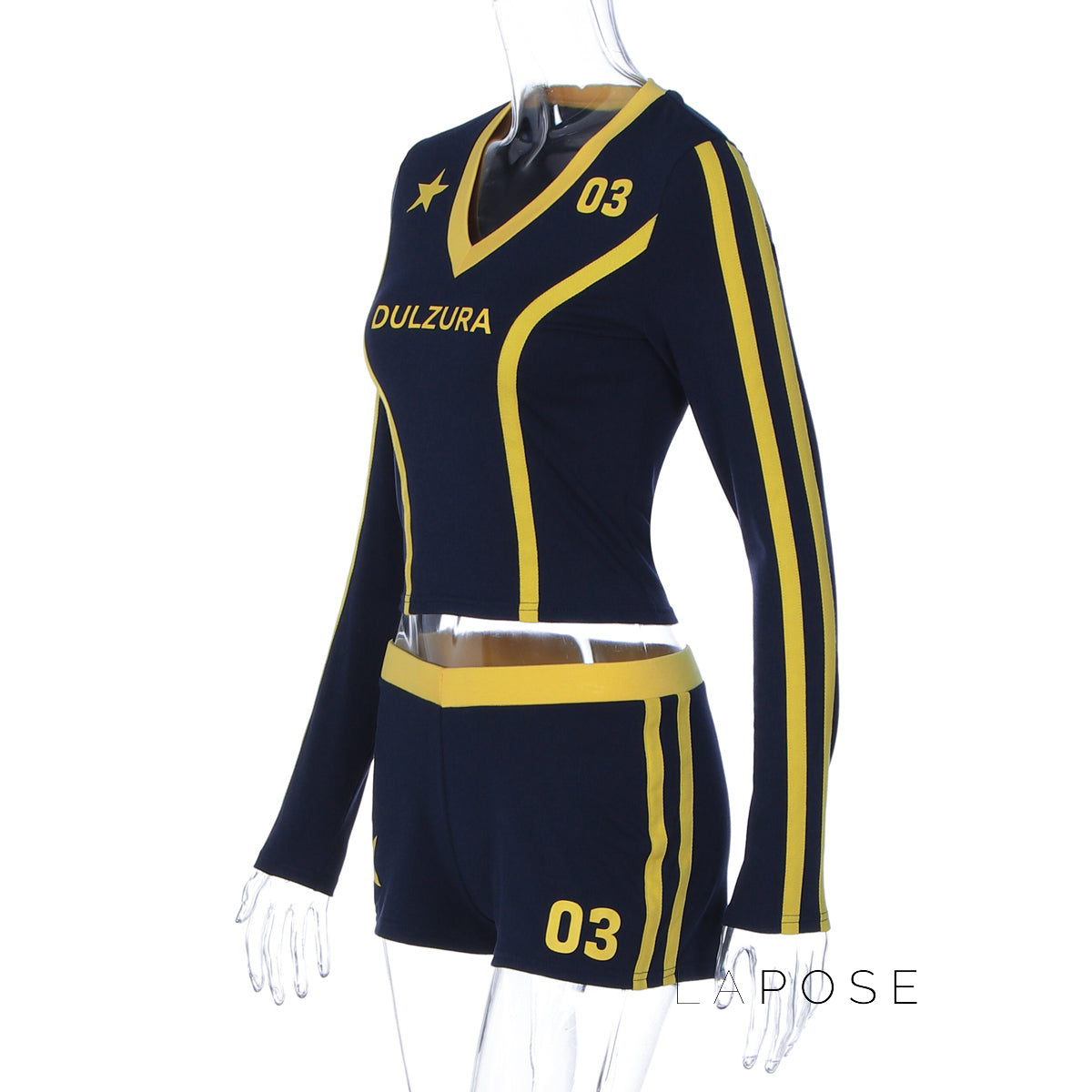 Kiah Letter Print Short Set [UE2BDCWH]