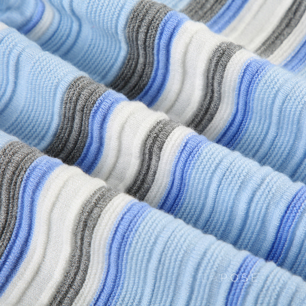 Kiyah Gradient Striped Skirt Set