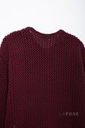 Klaira Button-Front Knit Cardigan [49SBHSVR]