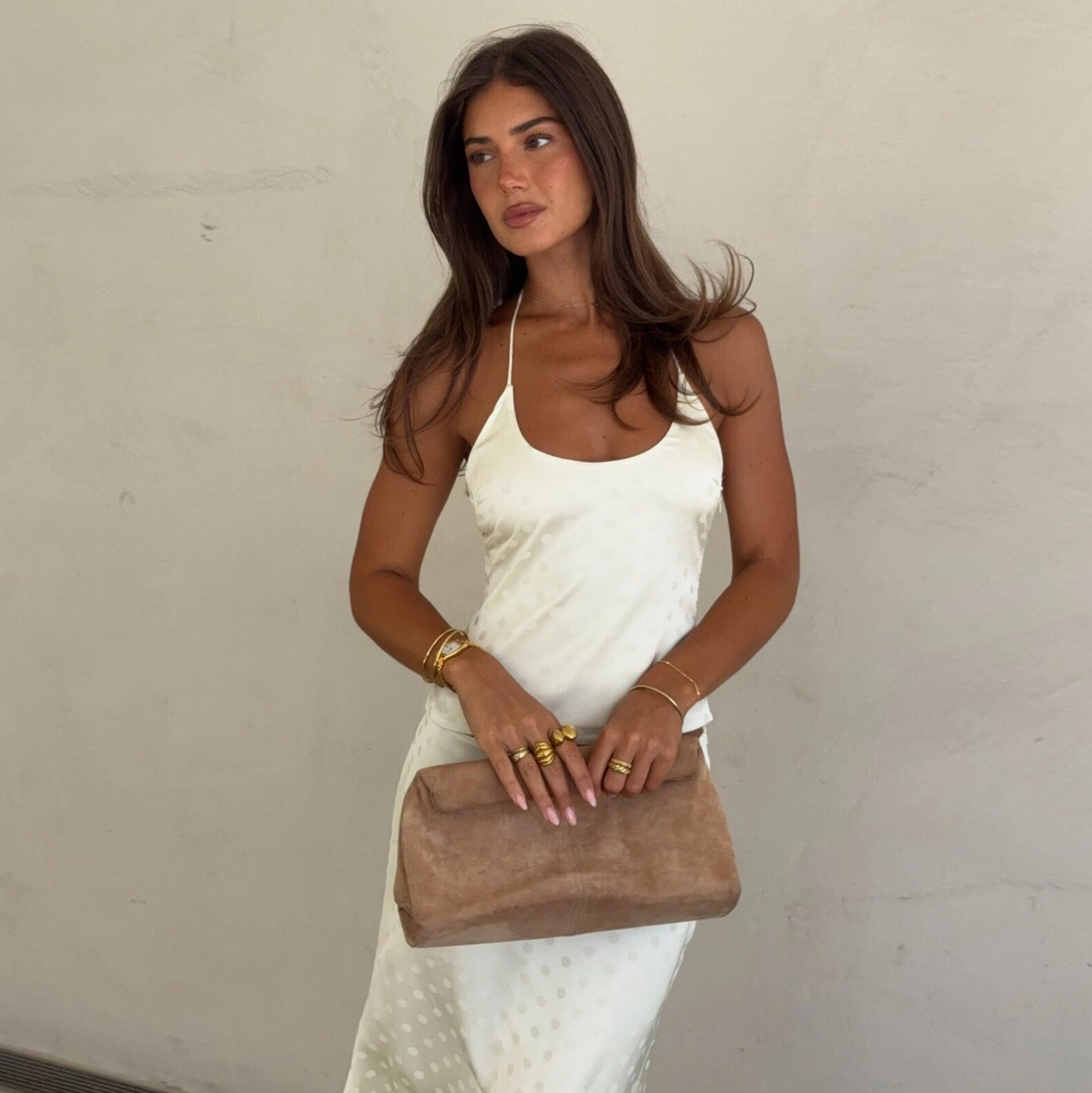 Knitted Two-Piece Skirt Set [E164S9UK]