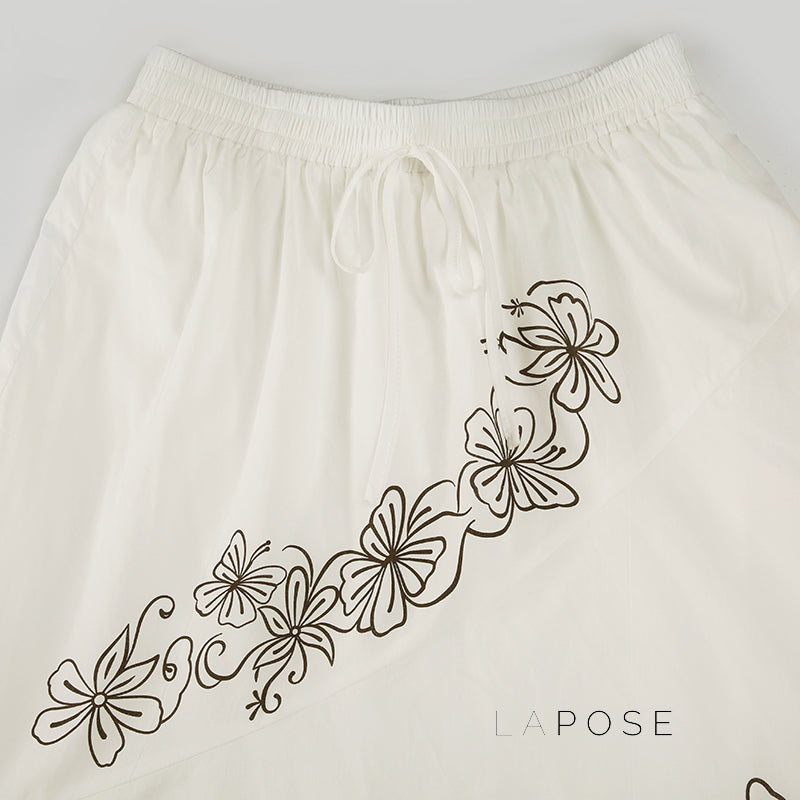 Kolbie Elegant White Maxi Skirt [AQLQO33I]