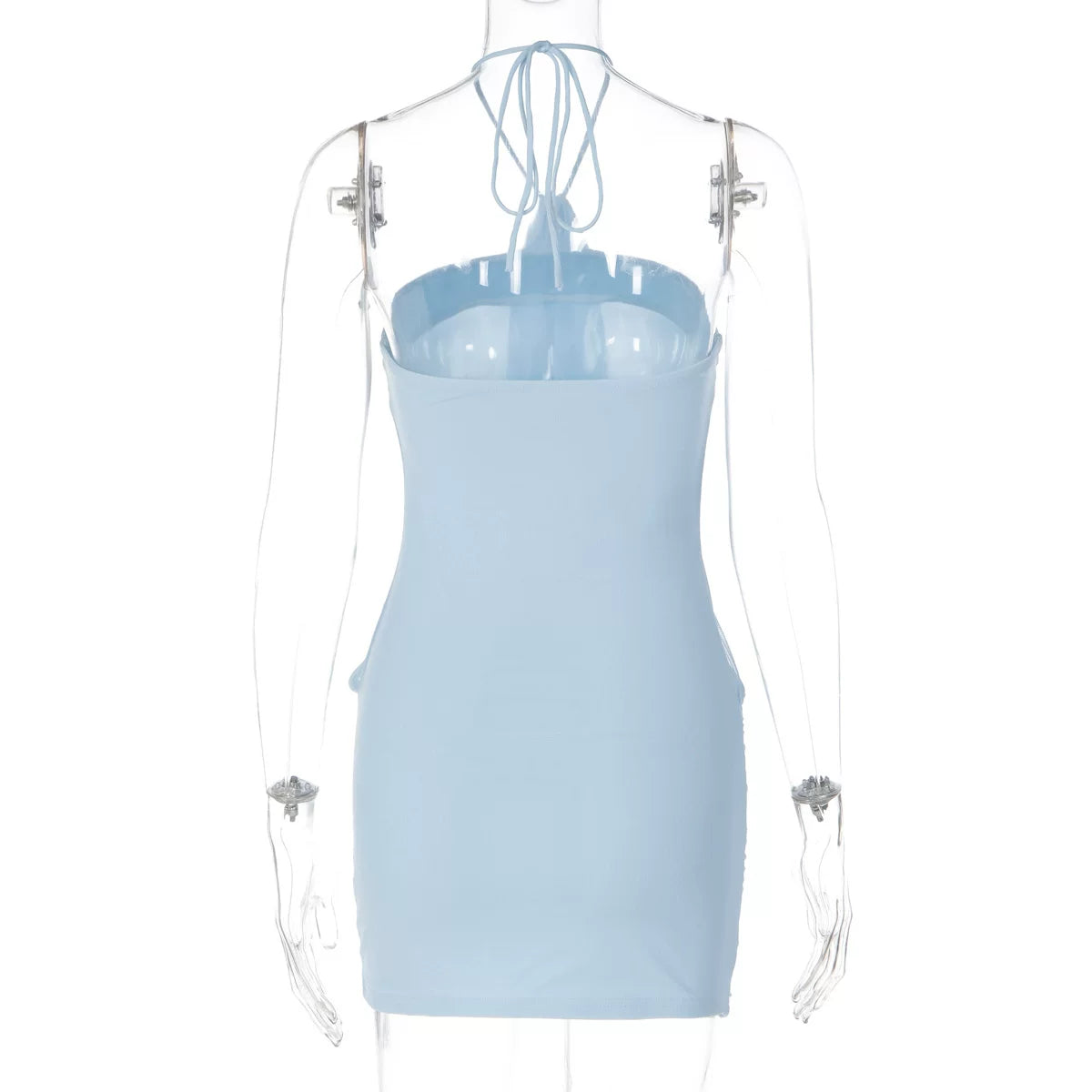 LaPose - Kollyns Halter Draped Mini Dress