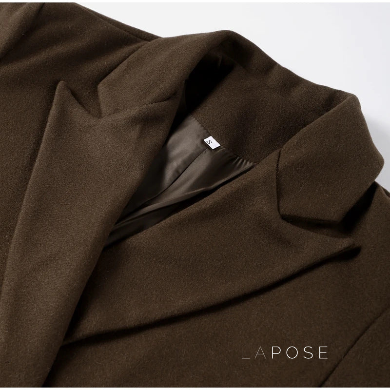 Korbyn Double-Breasted Woolen Coat [CWVOKLF5]