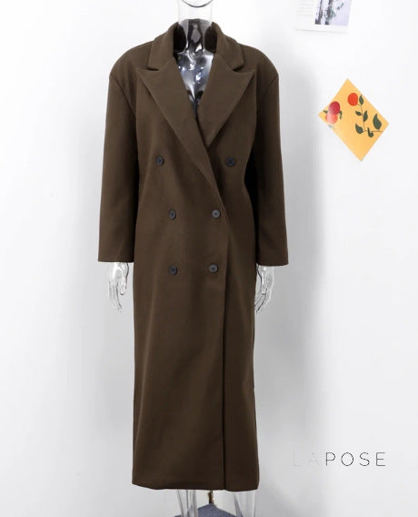 Korbyn Double-Breasted Woolen Coat [WGIBZ2JU]