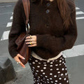 Kristy Button-Front Knit Cardigan [UMVV1KZM]