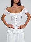LaPose Kya Lace Bone Corset Top