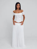 LaPose Kya Lace Bone Corset Top