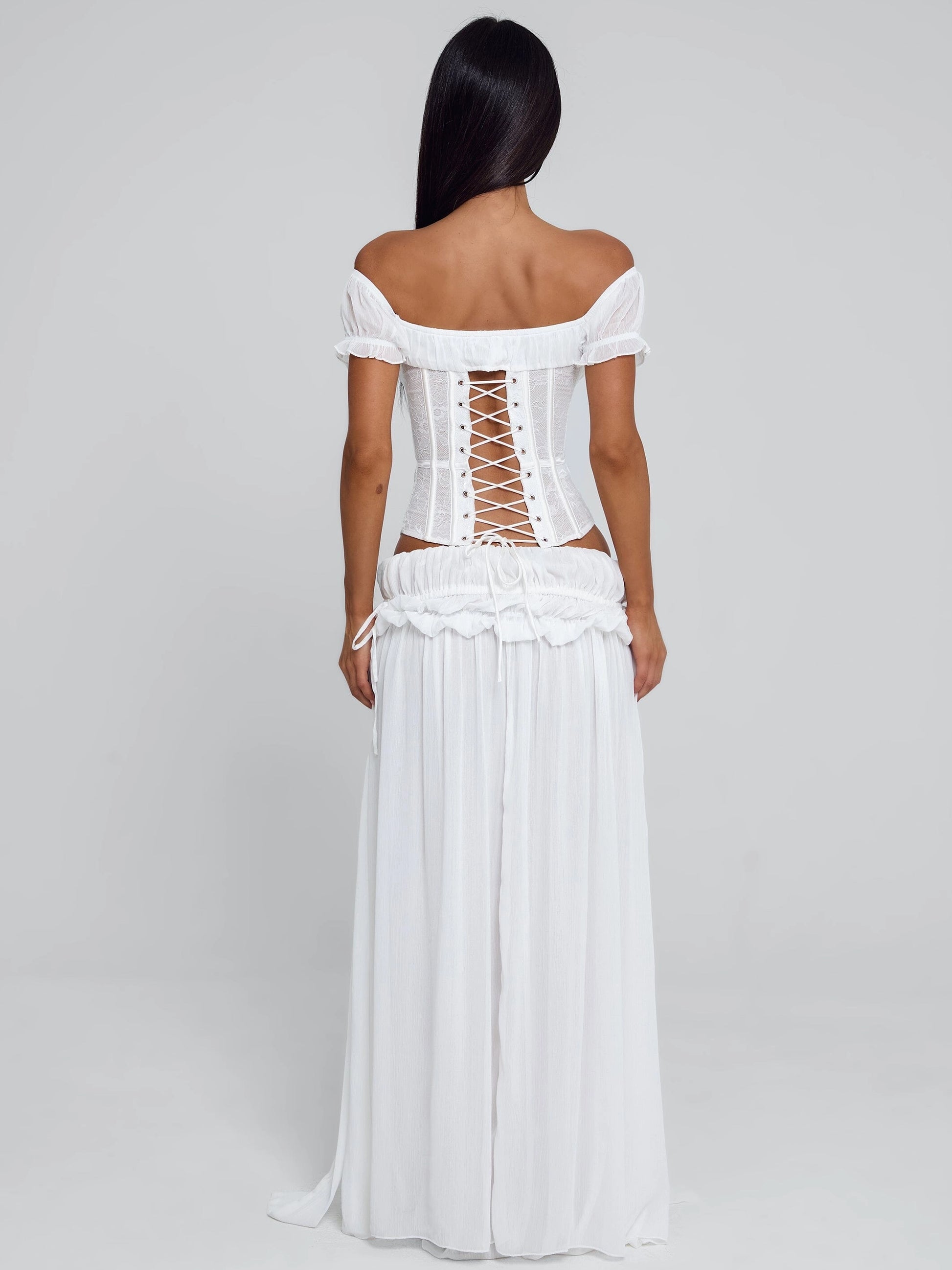 LaPose Kya Lace Bone Corset Top