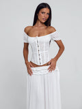 LaPose Kya Lace Bone Corset Top
