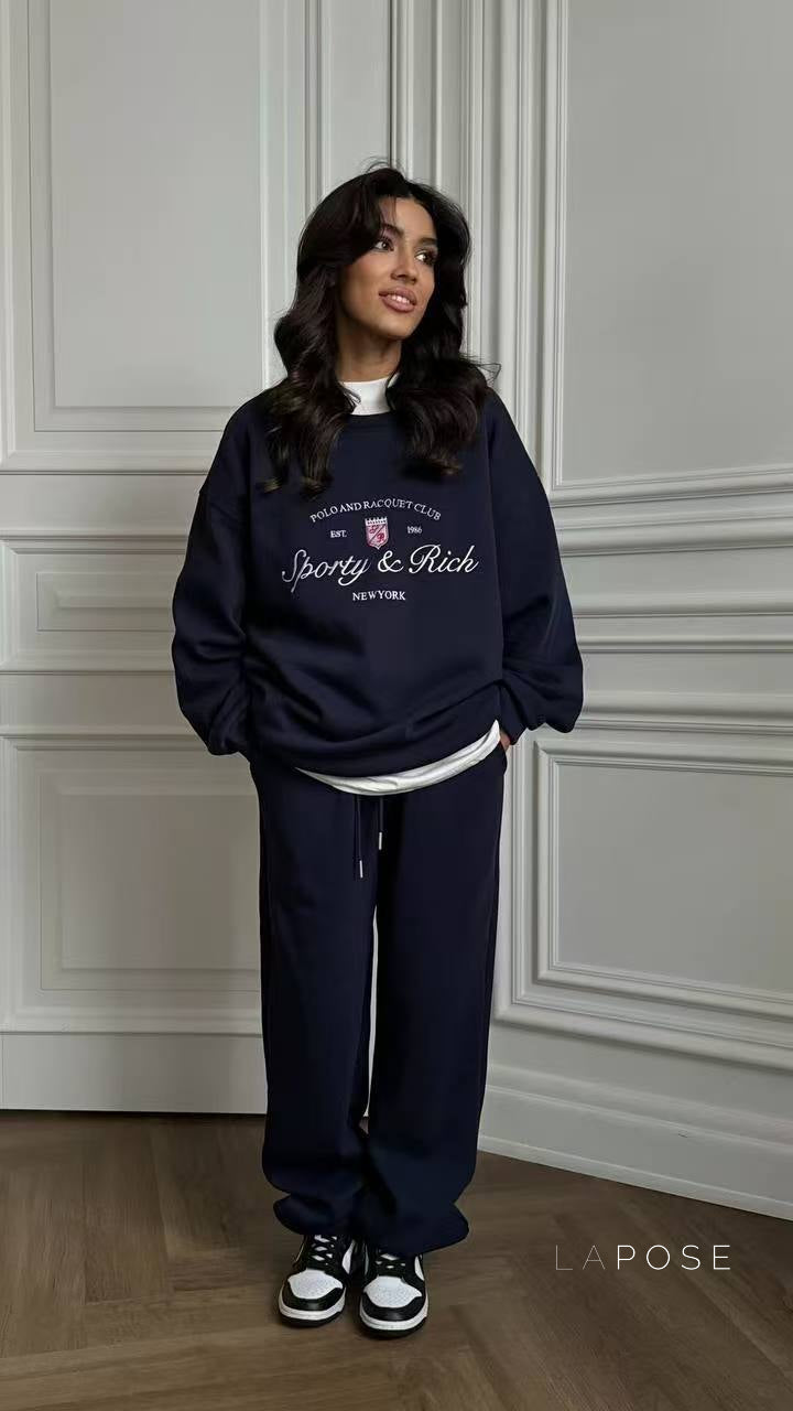 Kylynn Oversized Graphic Sweatshirt [5YHB2964]