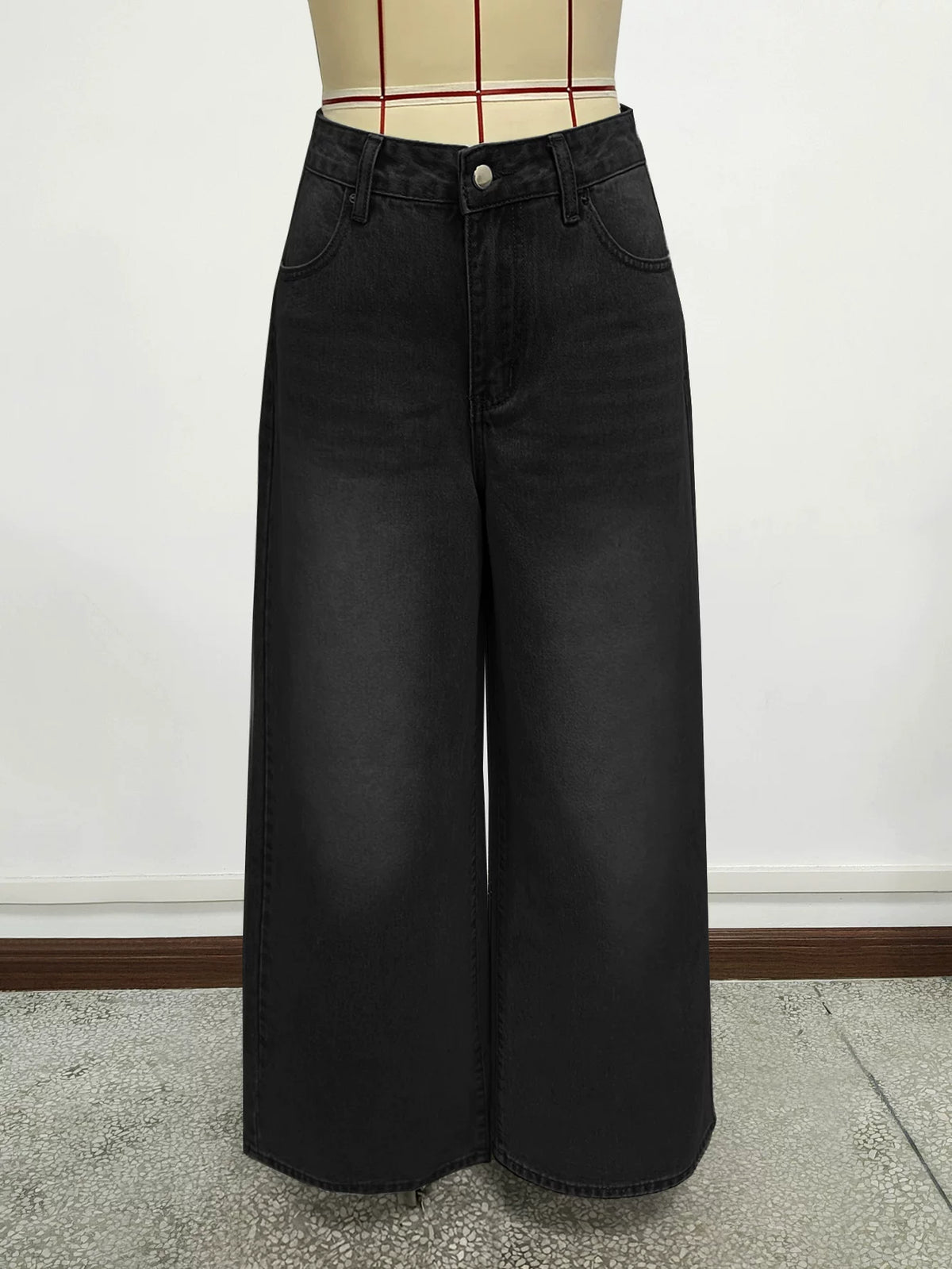 LaPose - Kyndal High Waisted Wide Leg Jeans
