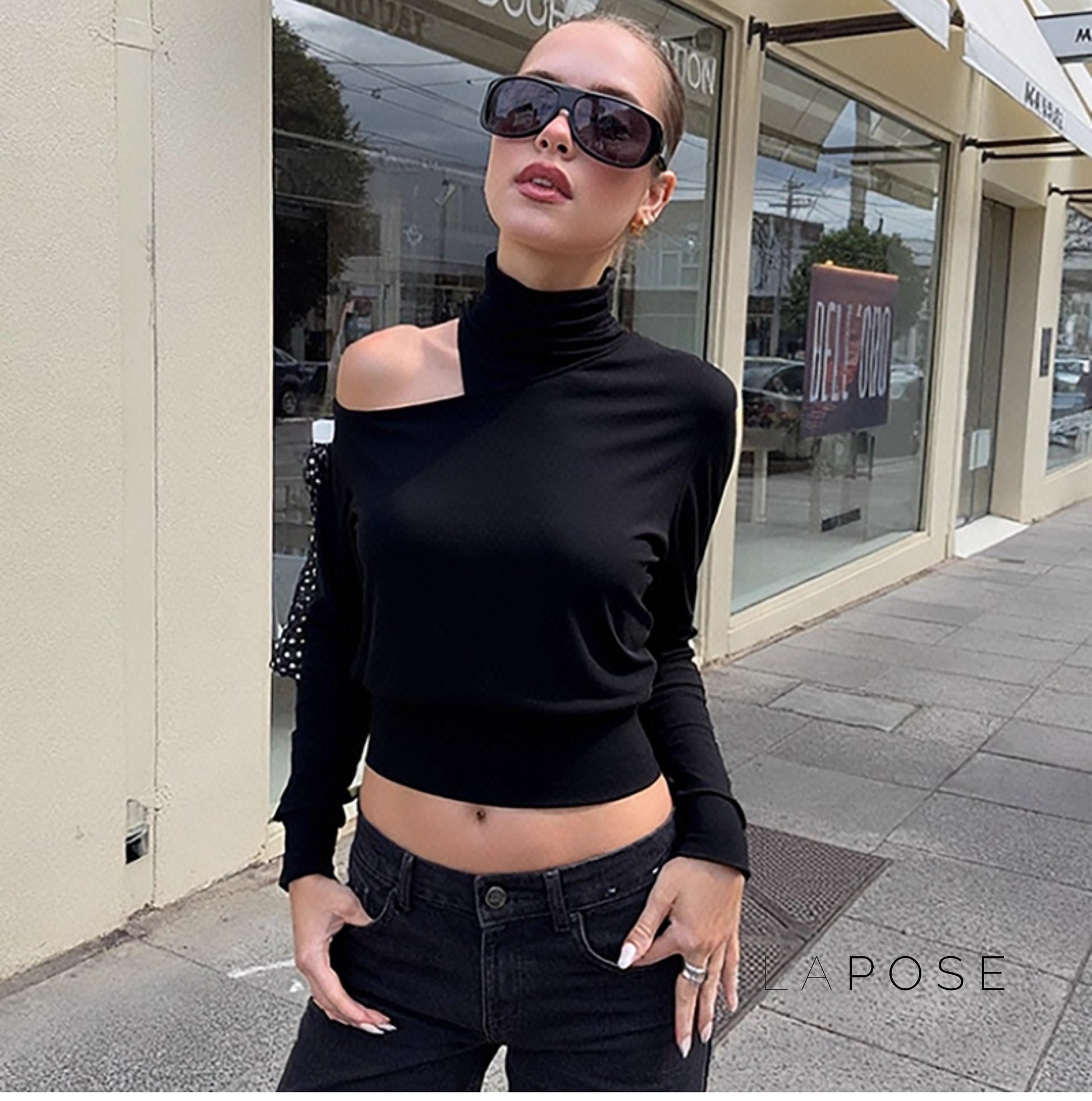 Kynsleigh One Shoulder Tie Top [Q7KHDDNH]