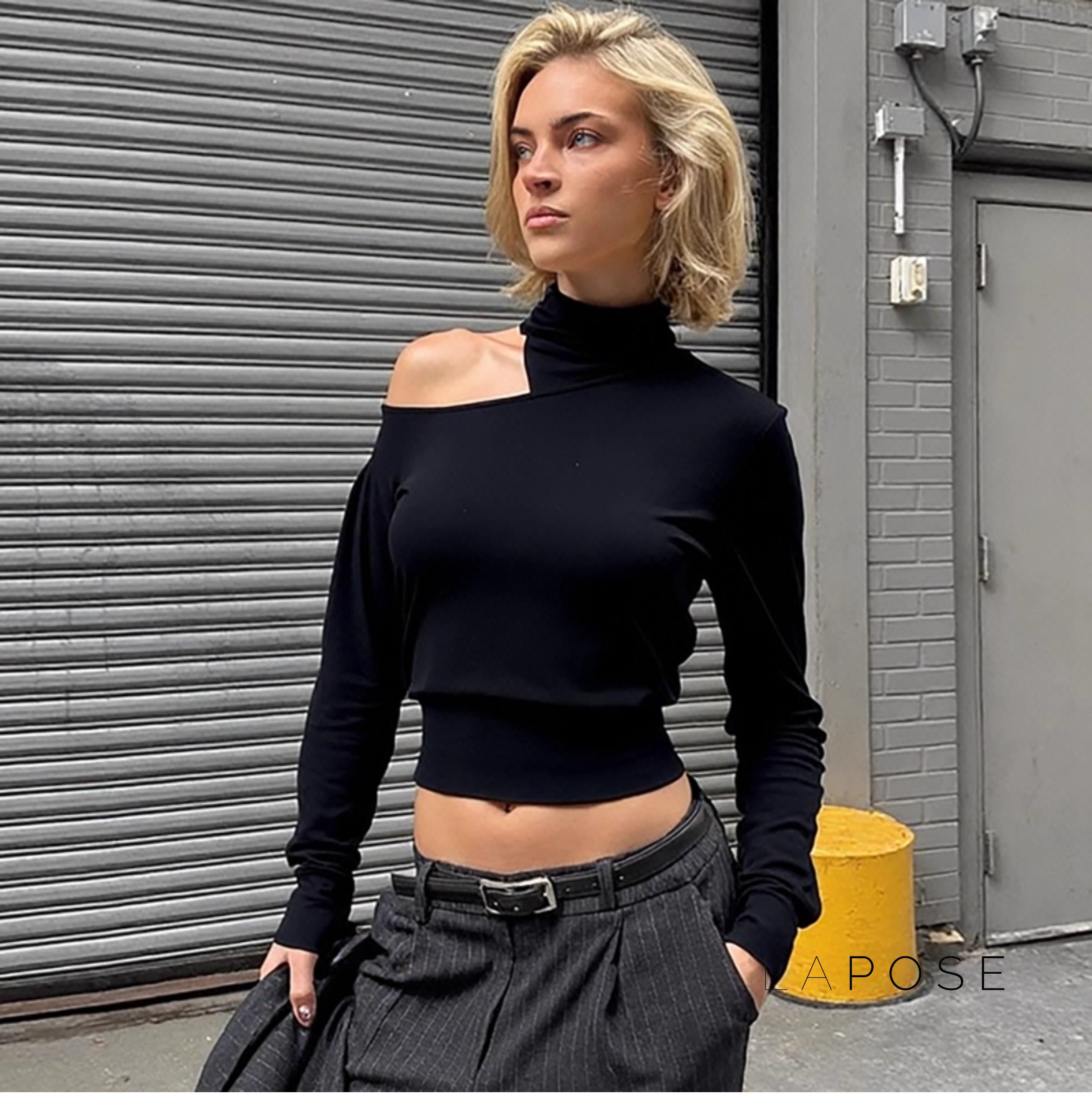 Kynsleigh One Shoulder Tie Top [QRK22H8M]