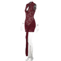 Lace Detail Bodycon Mini Dress [6PAVBCVH]