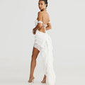 Lace Patchwork Strapless Mini Dress [29OO7Z14]