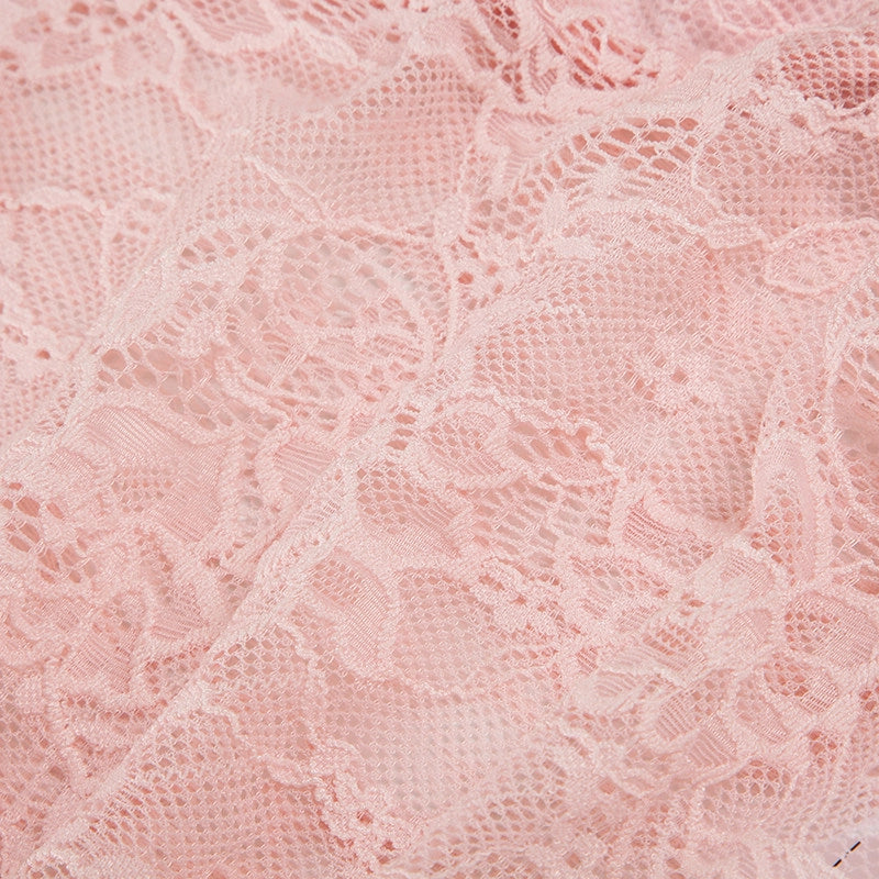 Lace Trim Halter Camisole Top [QLSVN70T]