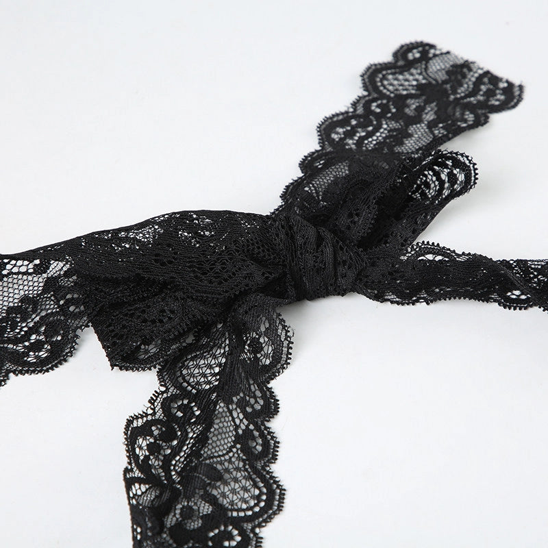 Lace Trim Halter Camisole Top [0MGFTQAG]