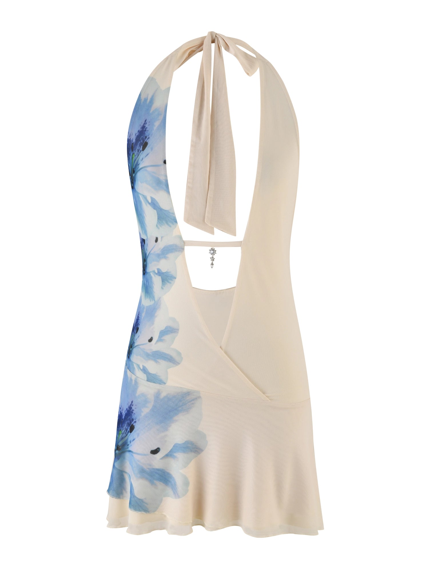 LaPose Laela Floral Ruffle Mini Dress