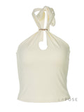 Lahna Halter Backless Crop Top [IUQ1HMKM]